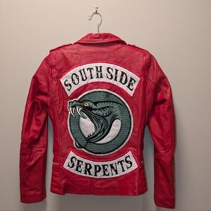 Southside Serpents Jacket Riverdale Cheryl Blossom's Red Leather Jacket